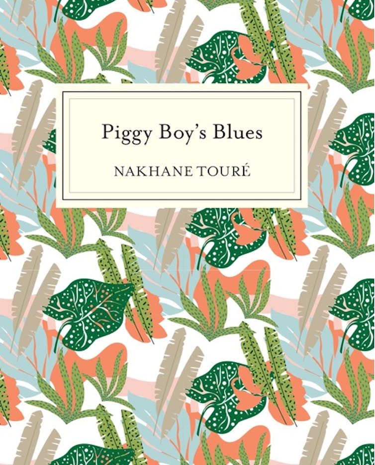 A book cover with a nature-inspired illustration showing leaves and butterflies.